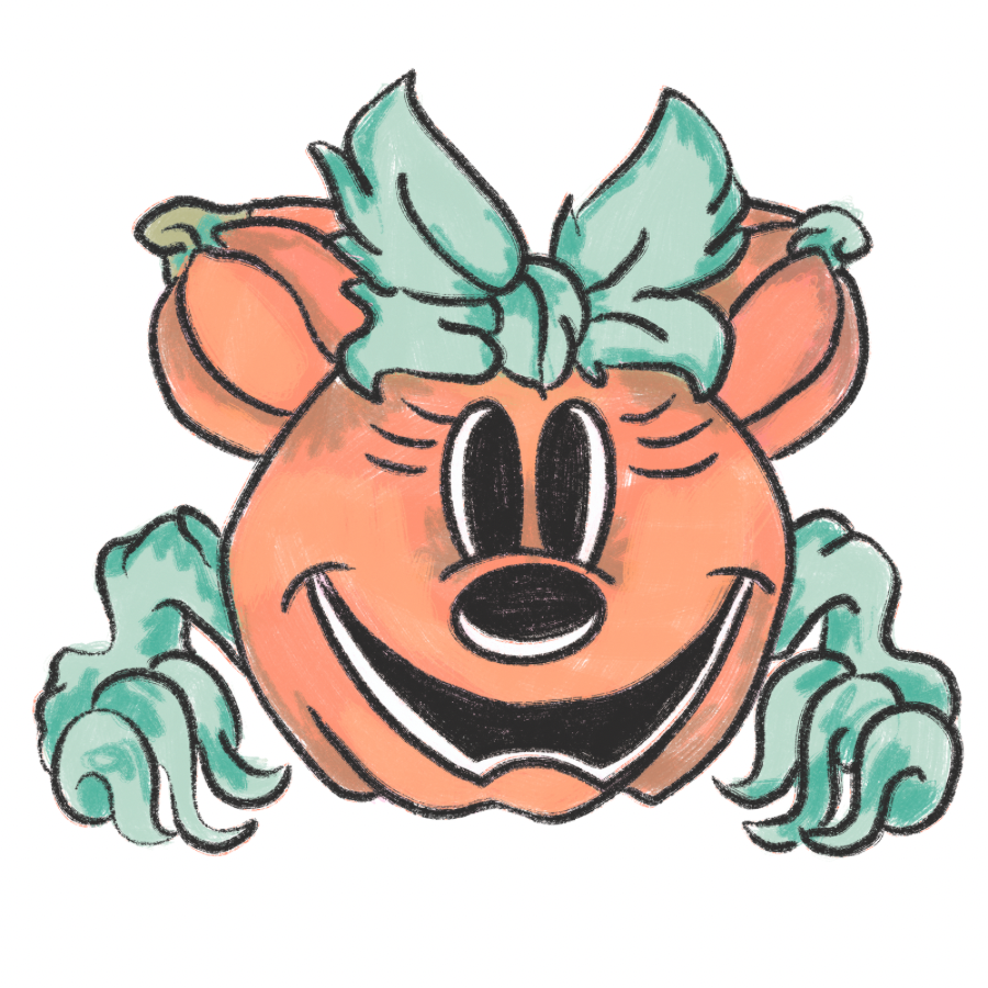 Pastel Bow Pumpkin