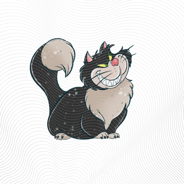 Glitter Mean Old Cat