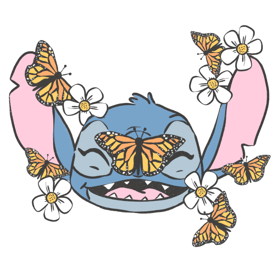 Butterfly Blue Alien