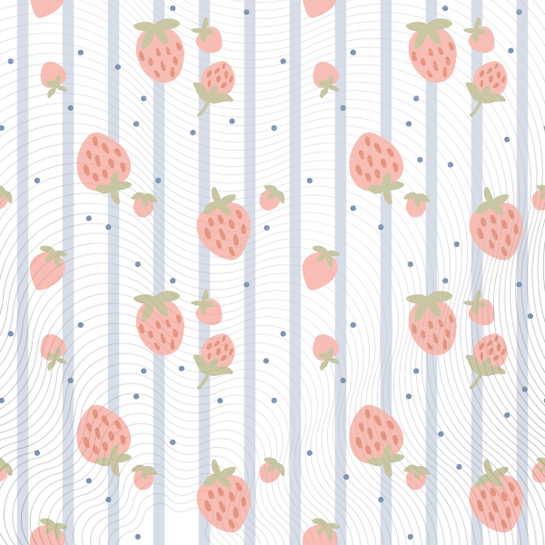 Blue Striped Strawberry