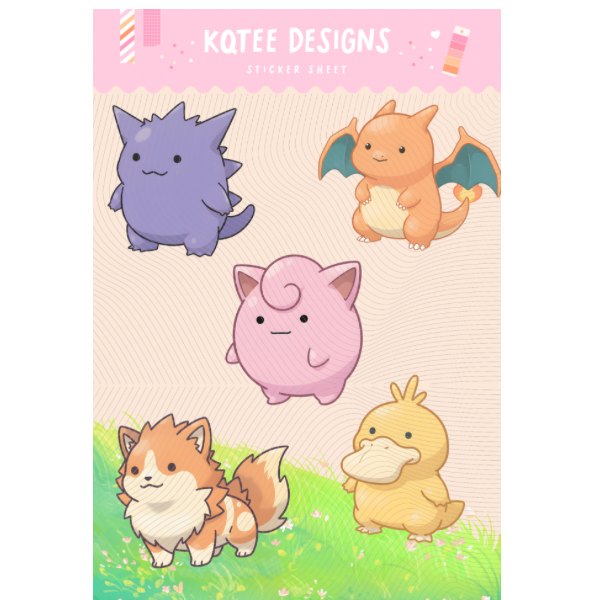 Ditto Vol 1 Sticker Sheet