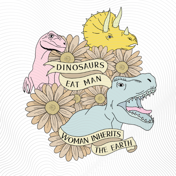 Dinosaur Eats Man