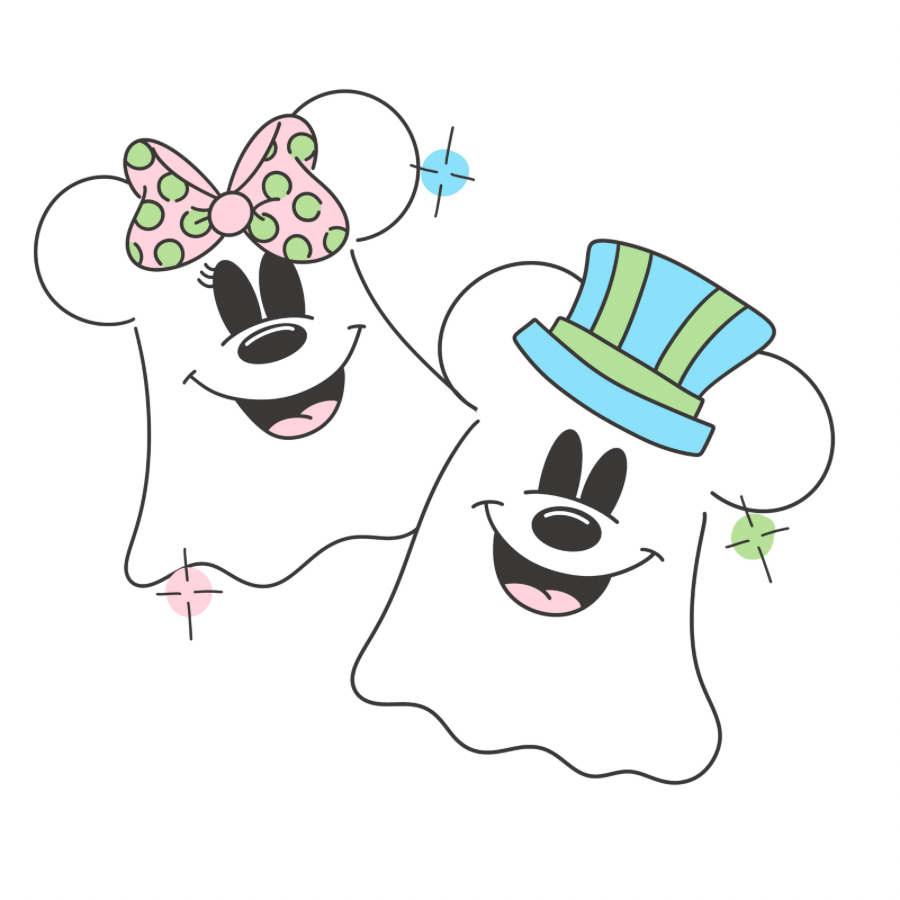 Pastel Ghosts Simple