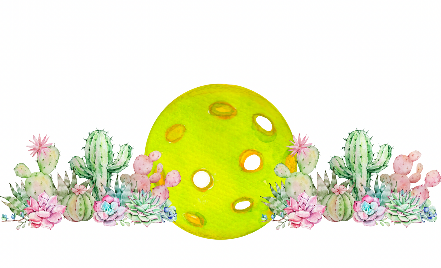 Cactus Banner Pastel