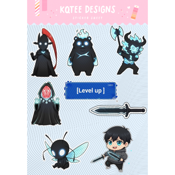 Level Up Sticker Sheet
