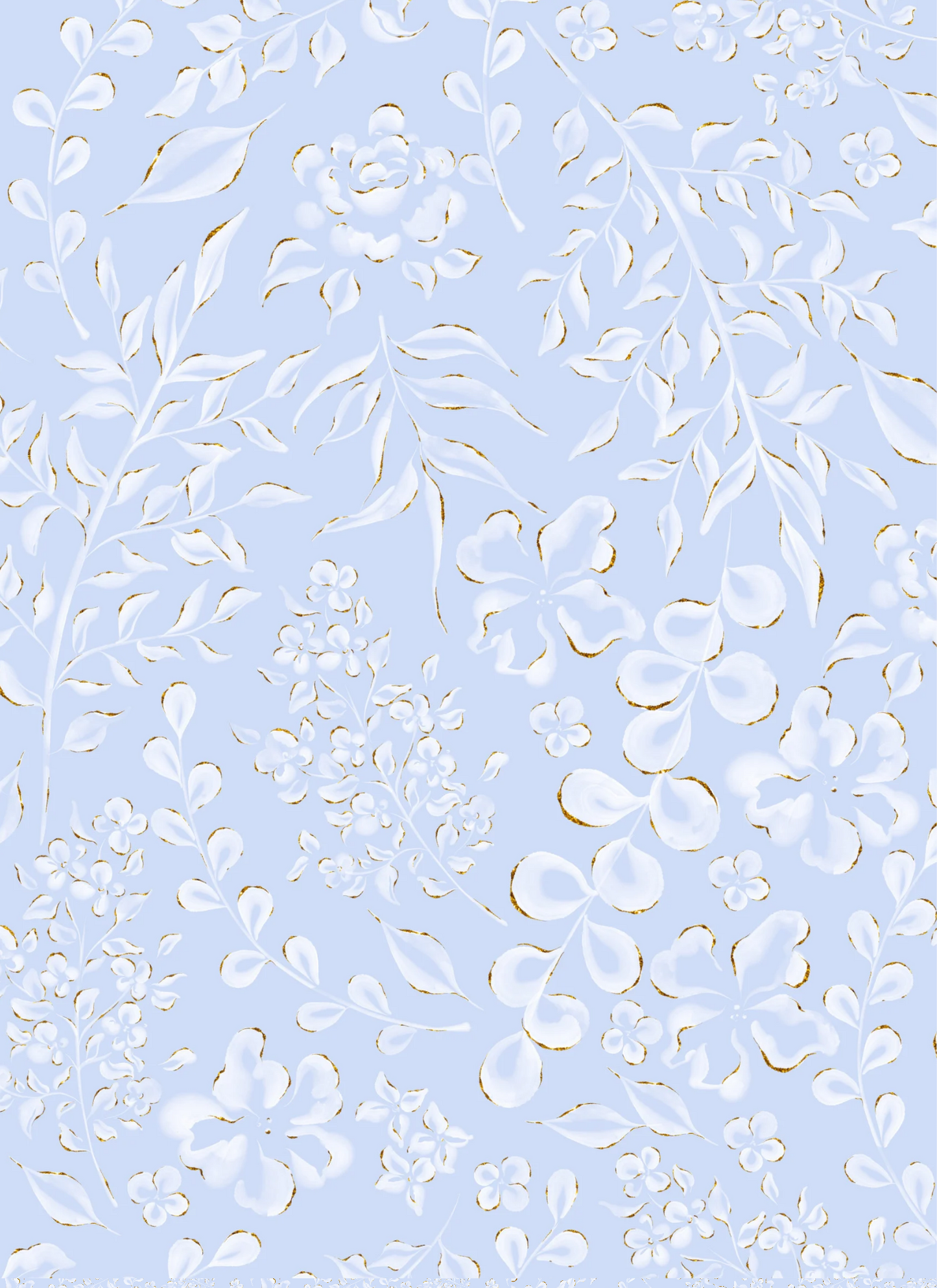 Blue Lavender Floral
