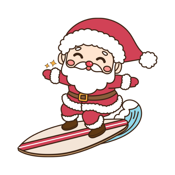 Surfin Santa
