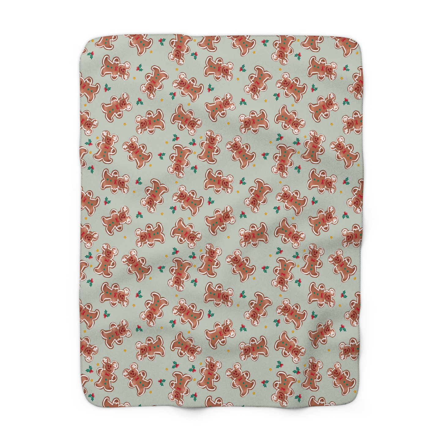 Gingerbread Magic Soft Minky Blanket