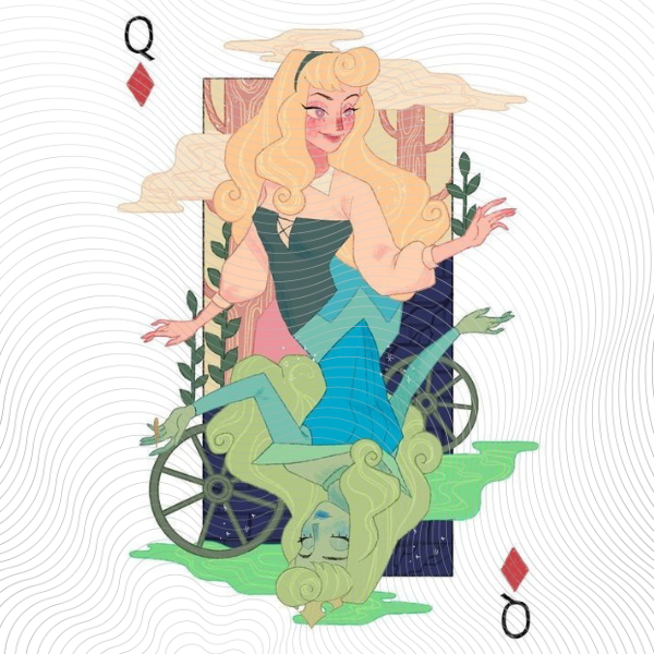 Pink or Blue Card Queen
