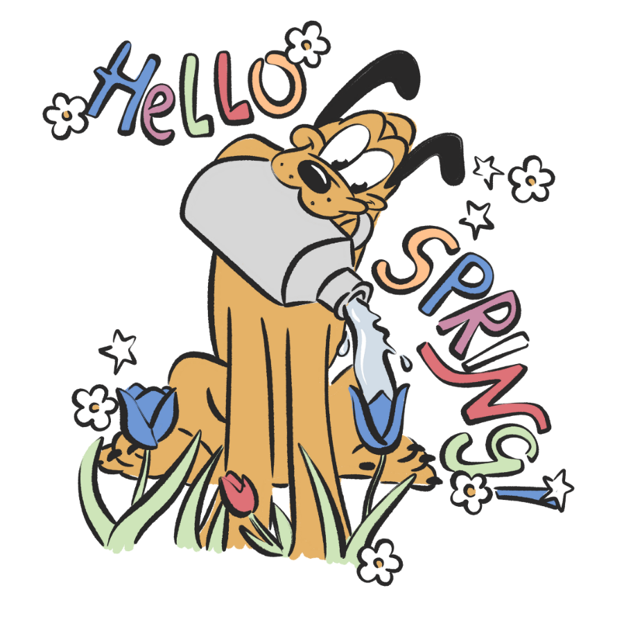 Hello Spring Dog