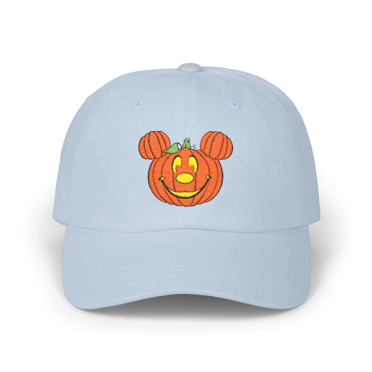 Light Blue Magical Pumpkin Embroidered Hat