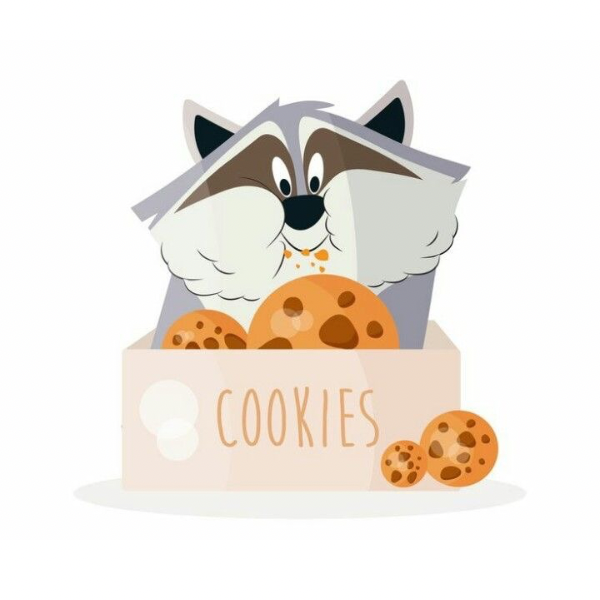 Raccoon Cookies
