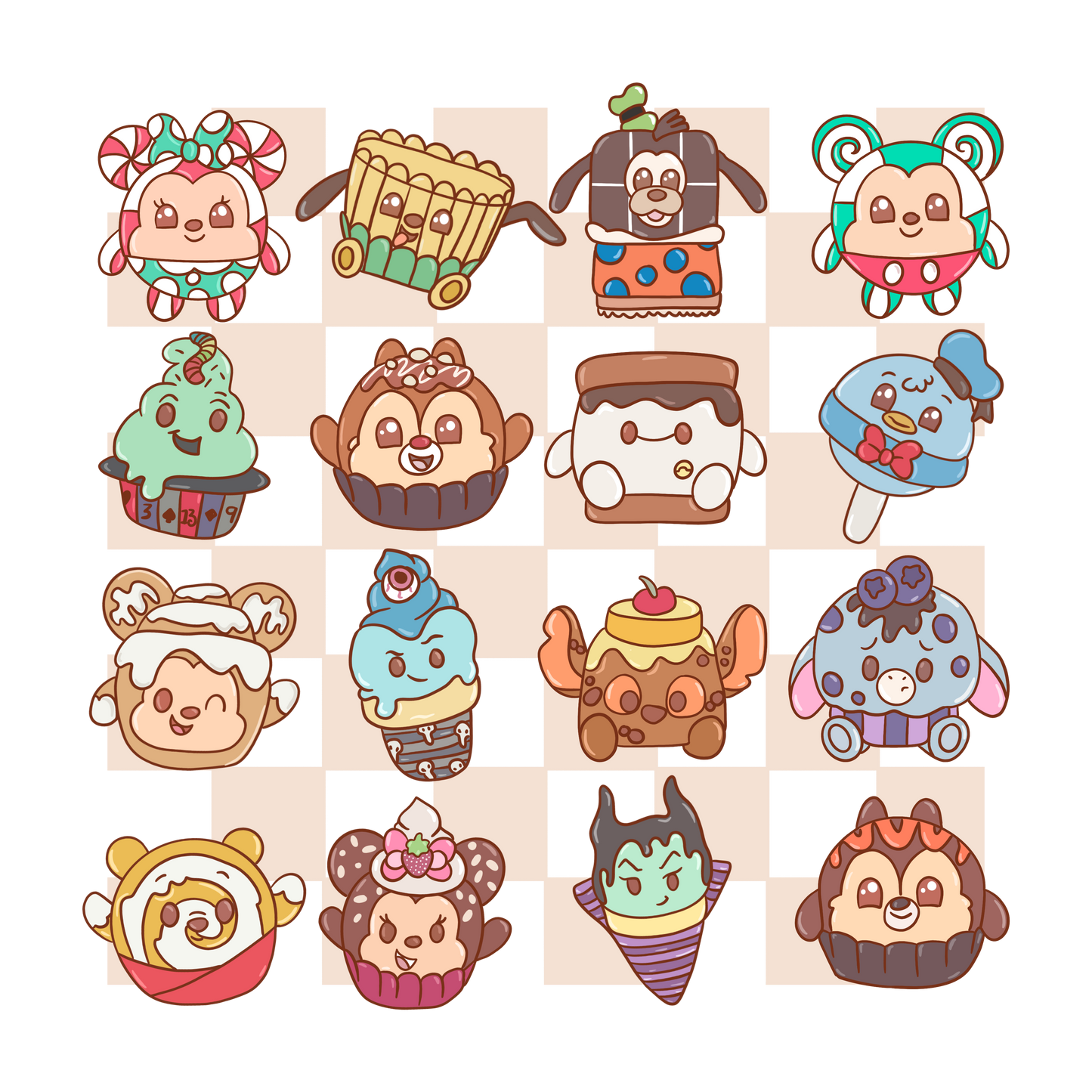 Checkered Magical Sweets