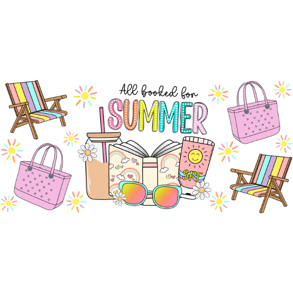 All Booked for Summer Banner