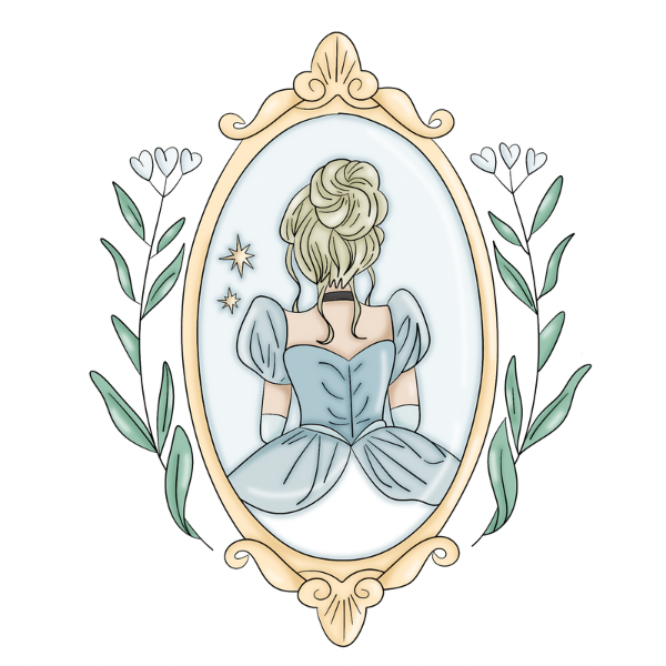 Floral Blue Princess