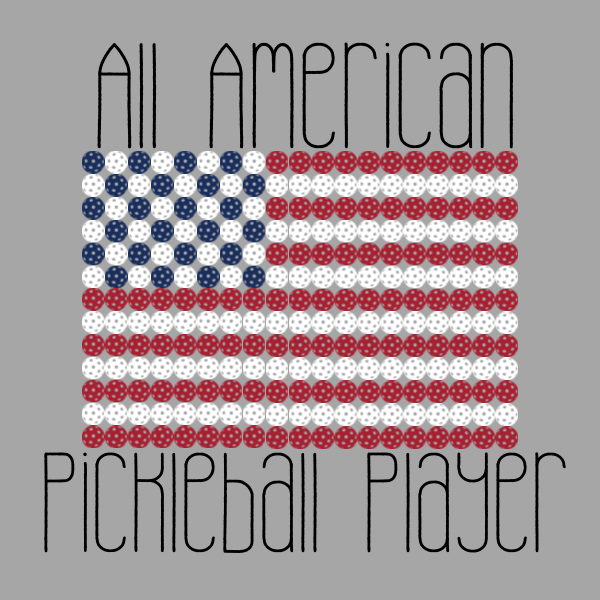 All American Pickleball Player