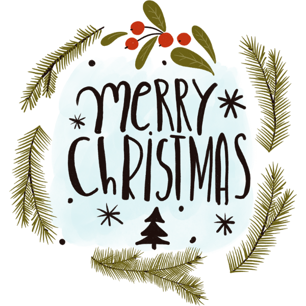 Merry Christmas Branches