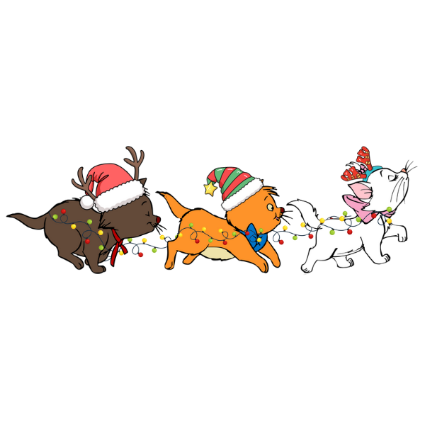 Winter Kitties Back