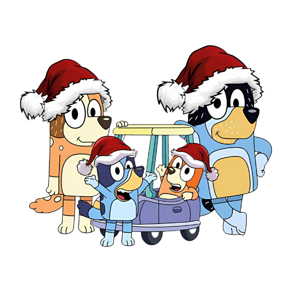 Blue Dog Christmas