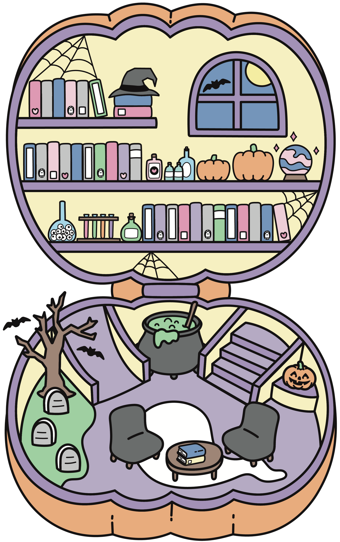 Spooky Pocket Library