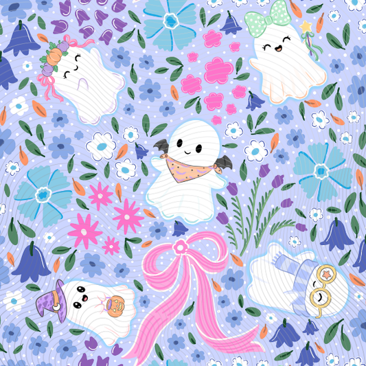 Floral and Bow Ghosts