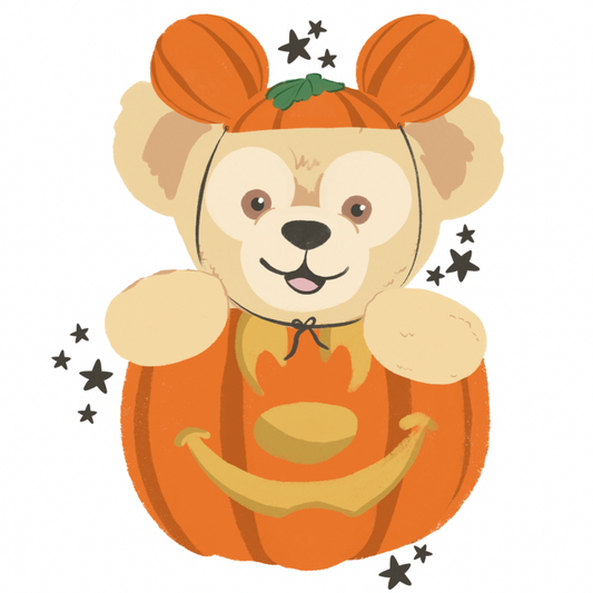 Teddy Pumpkin Hat