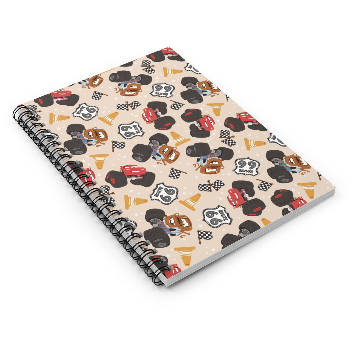 Best Friend Monster Trucks Lined Notebook