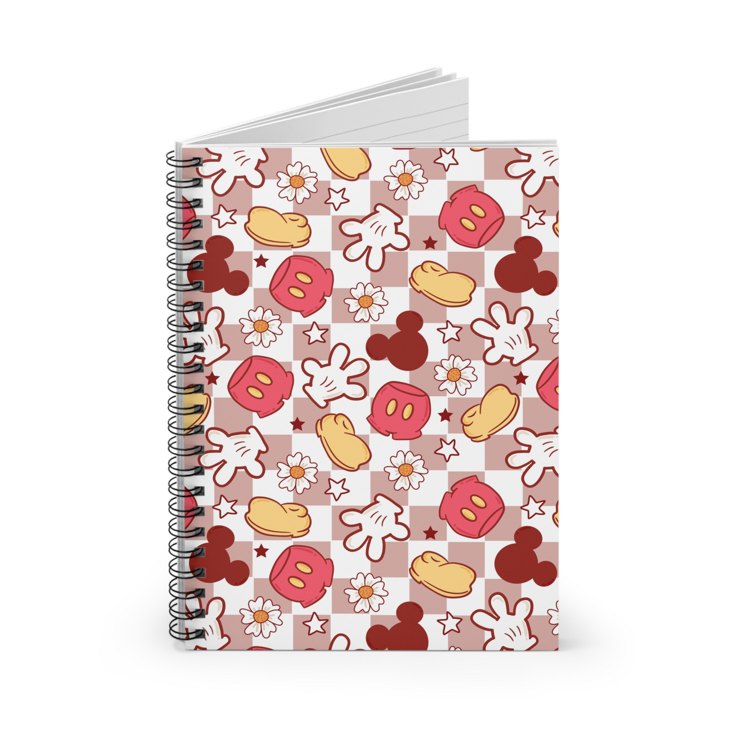 Classic Plaid Mouse Lined Notebook