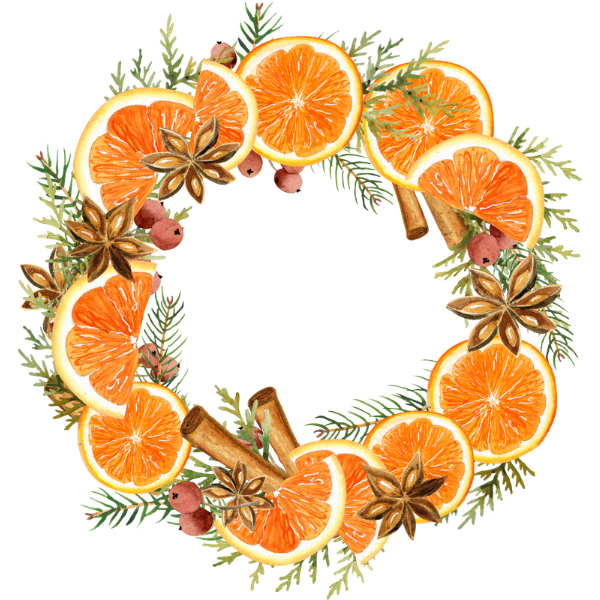 Orange Wreath