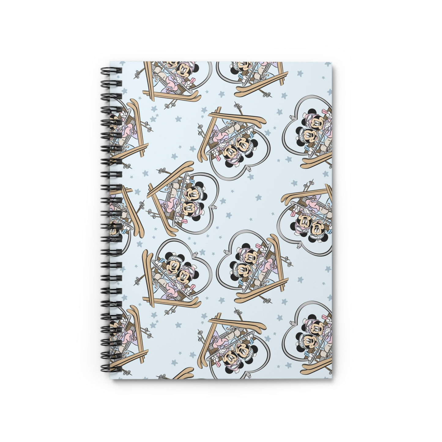 Ski Mouse Lined Notebook