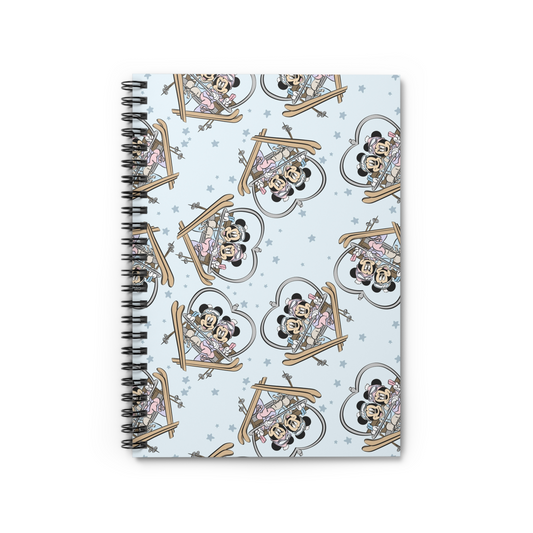 Ski Mouse Lined Notebook