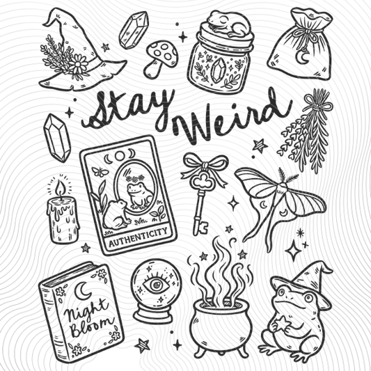 Stay Weird Black
