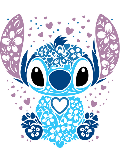 Heart Blue Alien