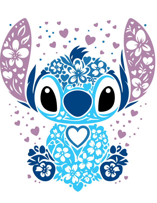 Heart Blue Alien