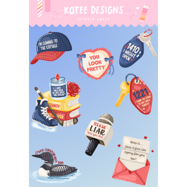 Coming to the Cottage Sticker Sheet