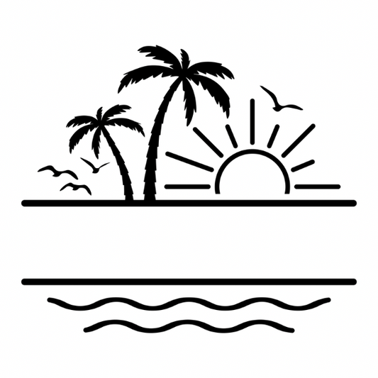 Sunset Name Block
