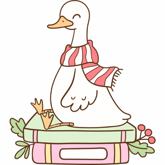 Pastel Book Goose