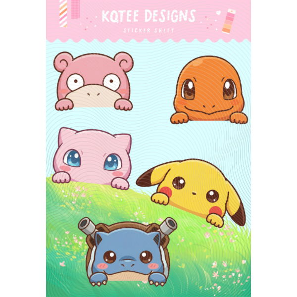 Peekers Vol 1 Sticker Sheet
