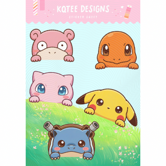 Peekers Vol 1 Sticker Sheet