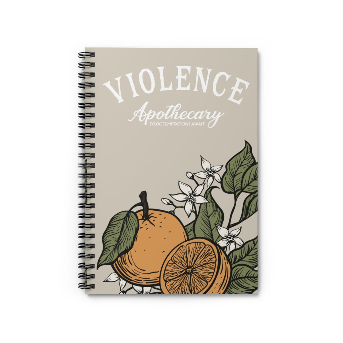 Violence Apothecary Lined Notebook