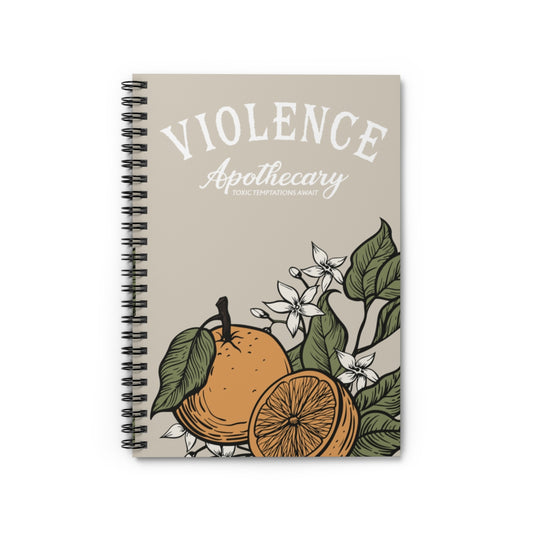 Violence Apothecary Lined Notebook
