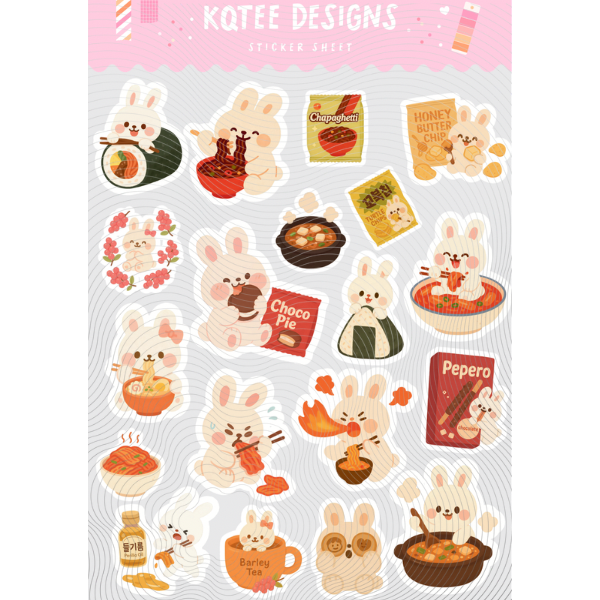 Rabbit Snacks Vol 2 Sticker Sheet