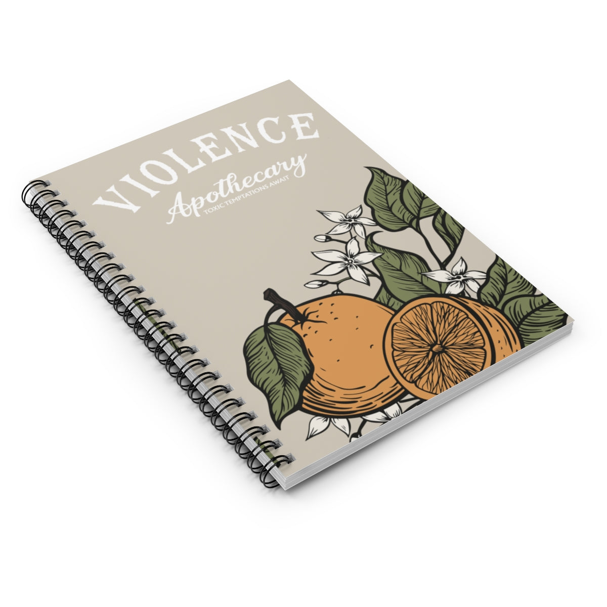 Violence Apothecary Lined Notebook