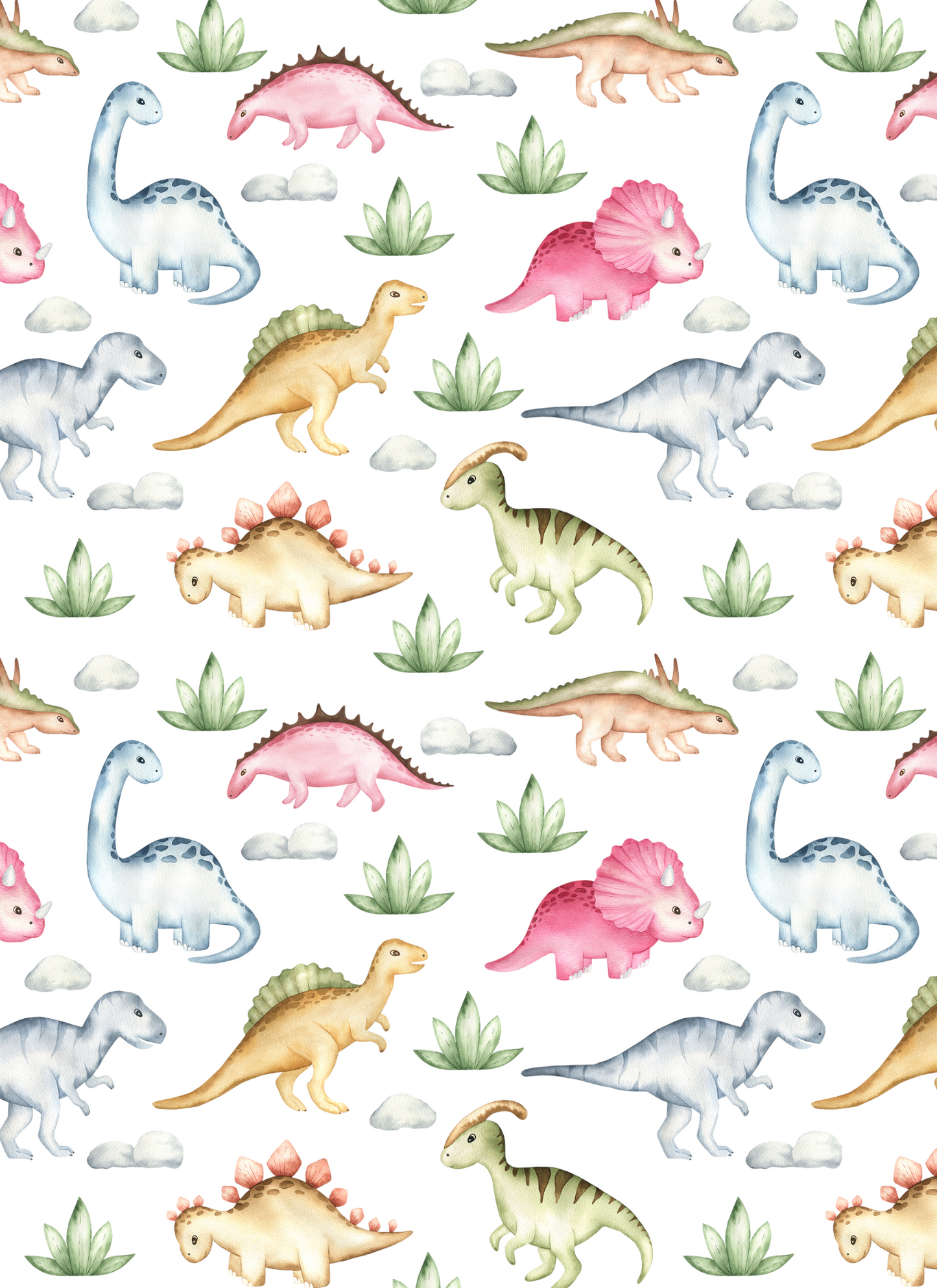 Pastel Dinosaurs