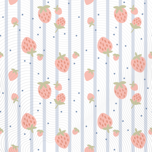 Blue Striped Strawberry