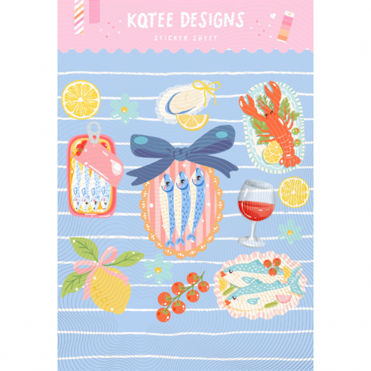 Coastal Summer Sticker Sheet