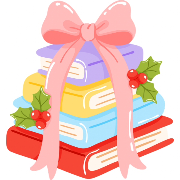 Winter Book Stack