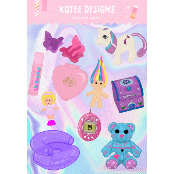 Nostalgia Vol 2 Sticker Sheet