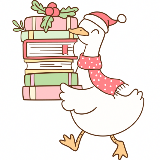 Winter Bookish Goose