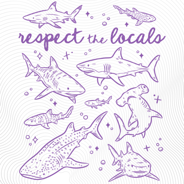 Respect the Locals Purple
